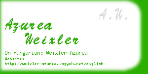 azurea weixler business card